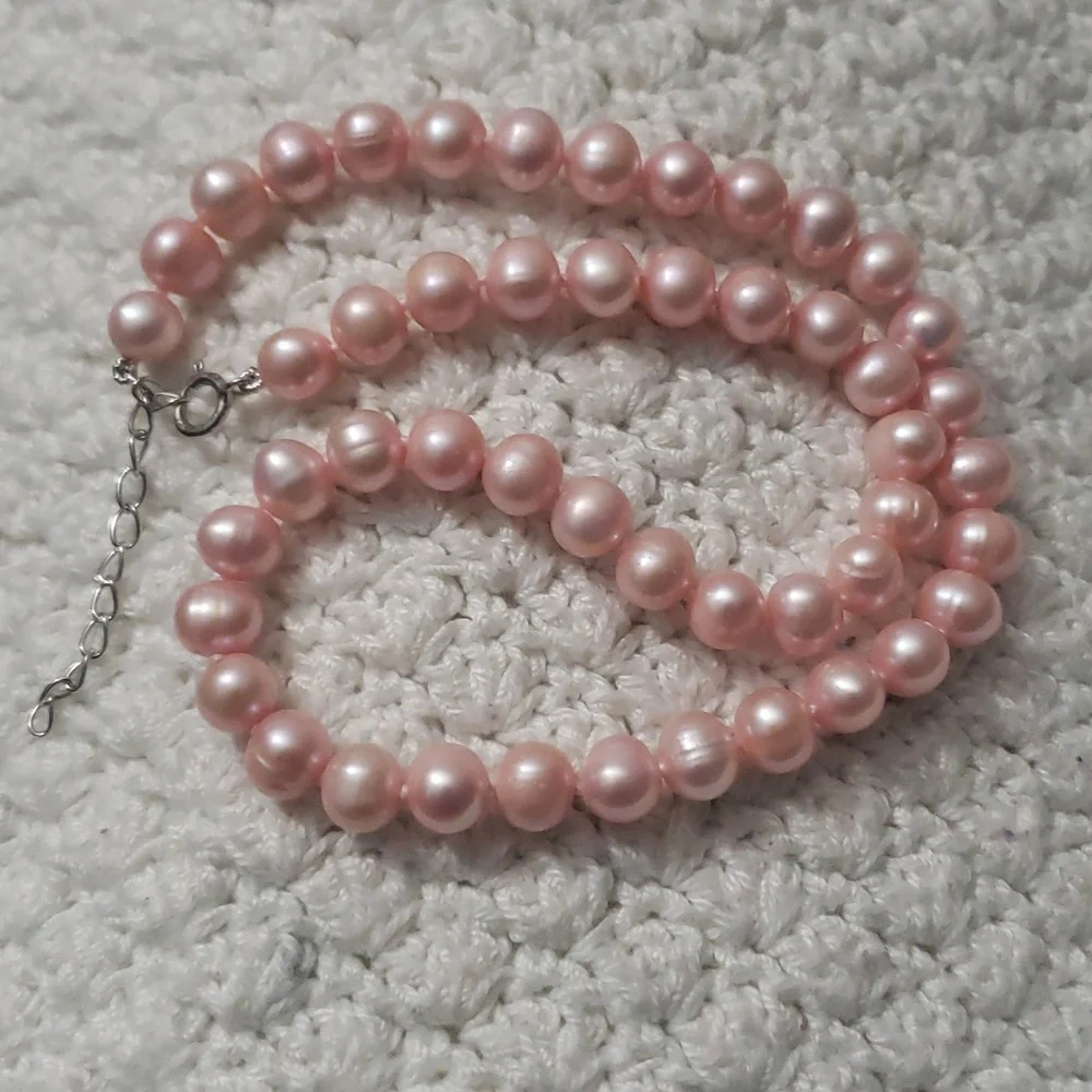 Pink Pearl chocker - Picture 4 of 8